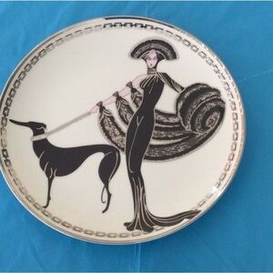 House of Ert’e Symphony in Black Fine Porcelain The Franklin Mint